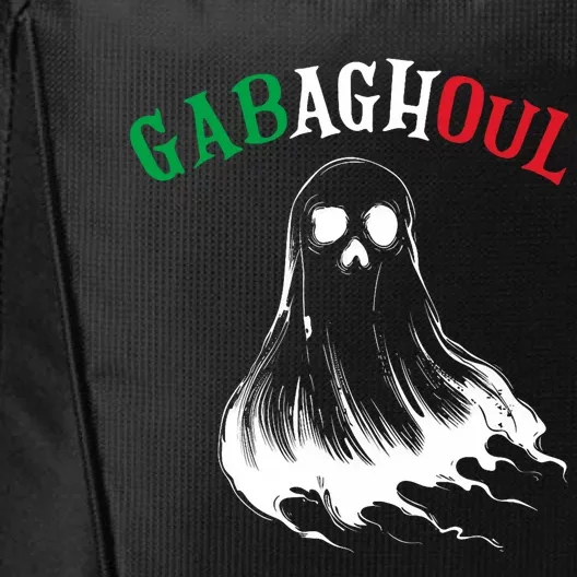 Gabaghoul Funny Gabagool Italian Flag Halloween City Backpack