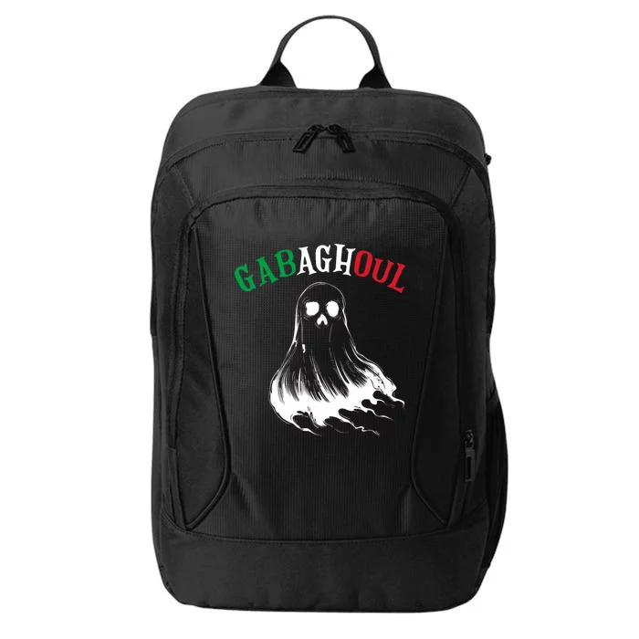 Gabaghoul Funny Gabagool Italian Flag Halloween City Backpack