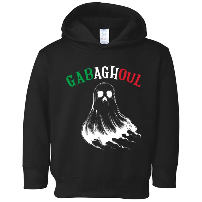 Gabaghoul Funny Gabagool Italian Flag Halloween Toddler Hoodie