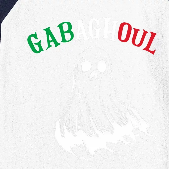 Gabaghoul Funny Gabagool Italian Flag Halloween Baseball Sleeve Shirt