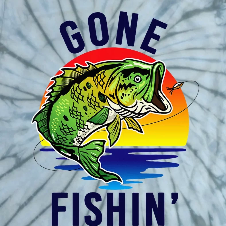 Gone Fishing Tie-Dye T-Shirt