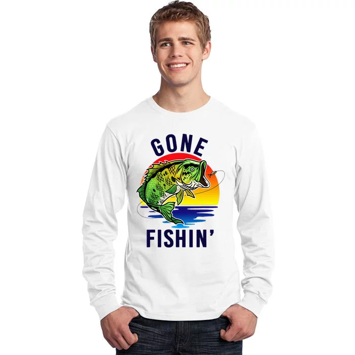 Gone Fishing Tall Long Sleeve T-Shirt