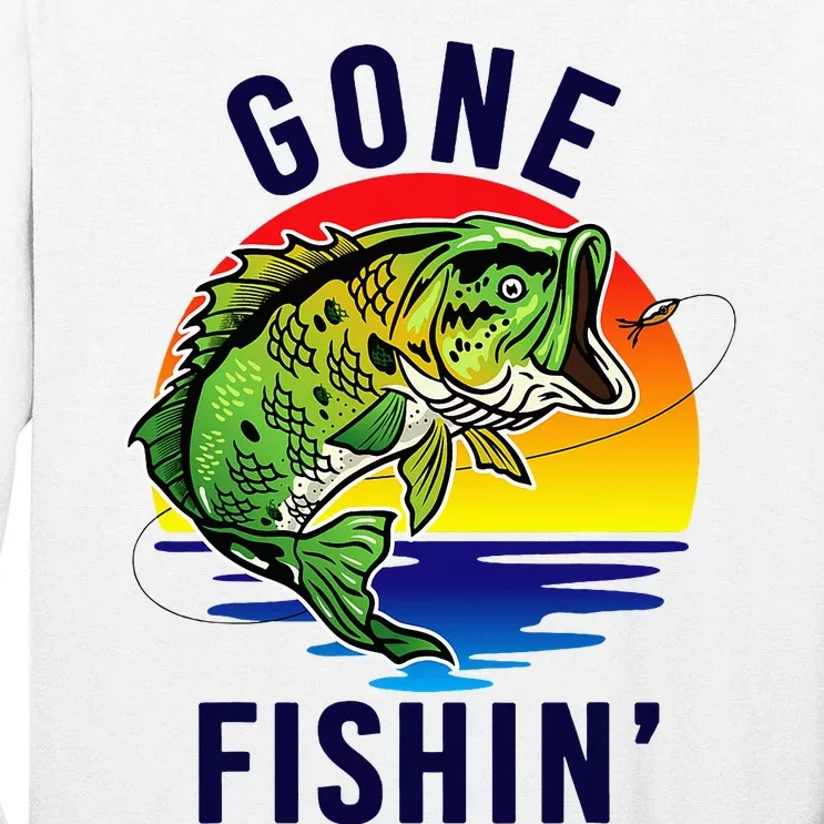 Gone Fishing Tall Long Sleeve T-Shirt