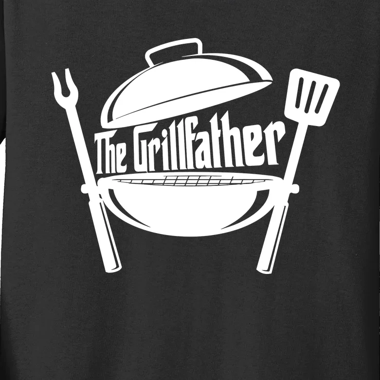 Grill Father , Grill , Bbq Party Kids Long Sleeve Shirt