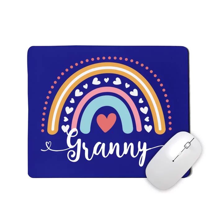 Grandma Funny Gift For Grandma Cute Granny Rainbow Mothers Day Gift Mousepad