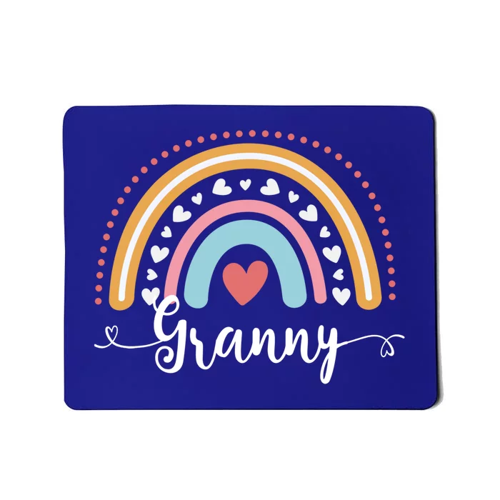 Grandma Funny Gift For Grandma Cute Granny Rainbow Mothers Day Gift Mousepad