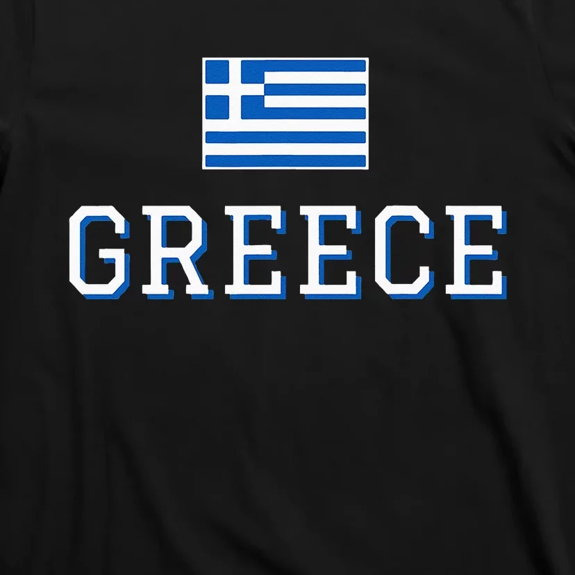 Greece Flag Greek Flag Greece Souvenir T-Shirt