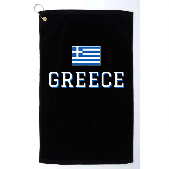 Greece Flag Greek Flag Greece Souvenir Platinum Collection Golf Towel