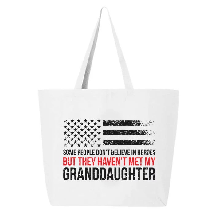 Granddaughter Firefighter Grandpa Of A Firefighter Cute Gift 25L Jumbo Tote