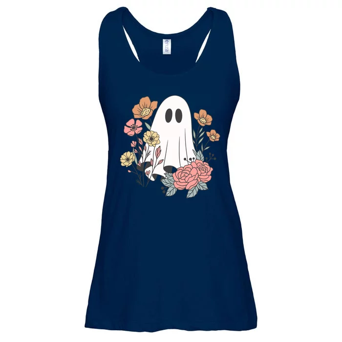 Ghost Floral Ladies Essential Flowy Tank