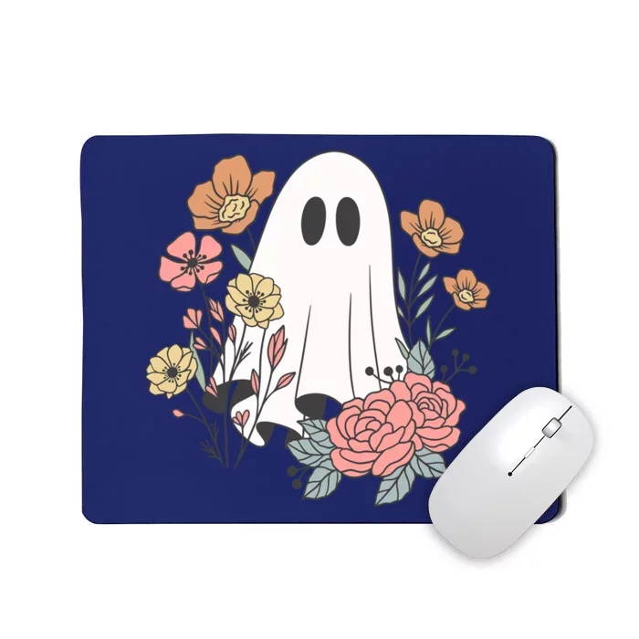 Ghost Floral Mousepad