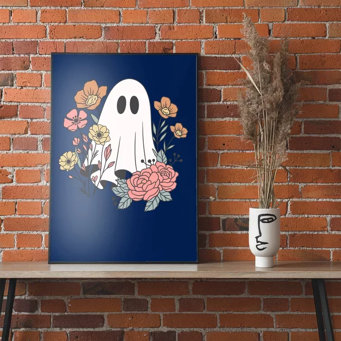 Ghost Floral Poster