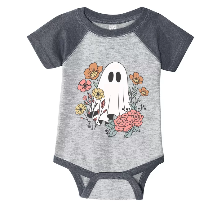 Ghost Floral Infant Baby Jersey Bodysuit