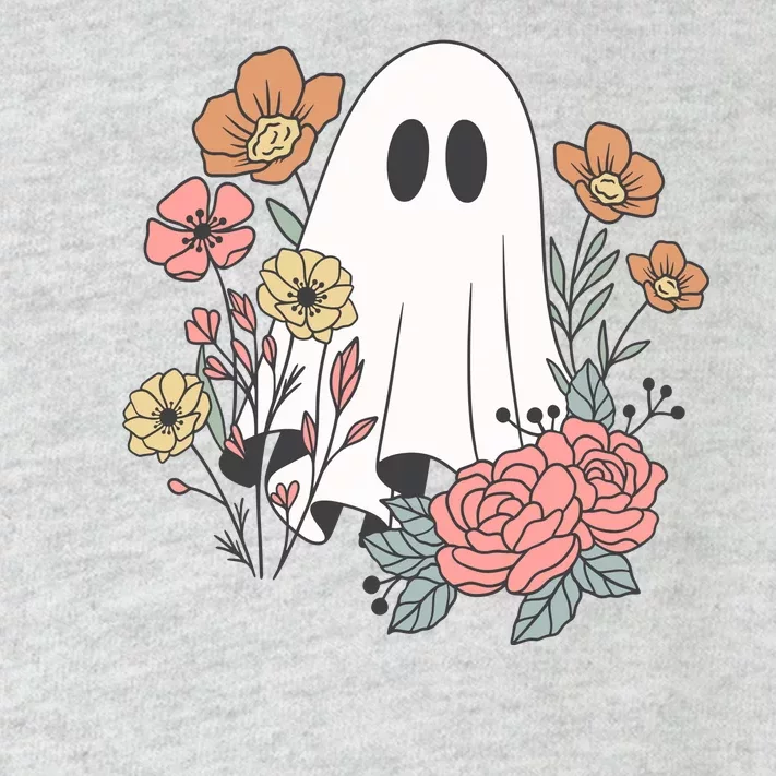 Ghost Floral Toddler Long Sleeve Shirt