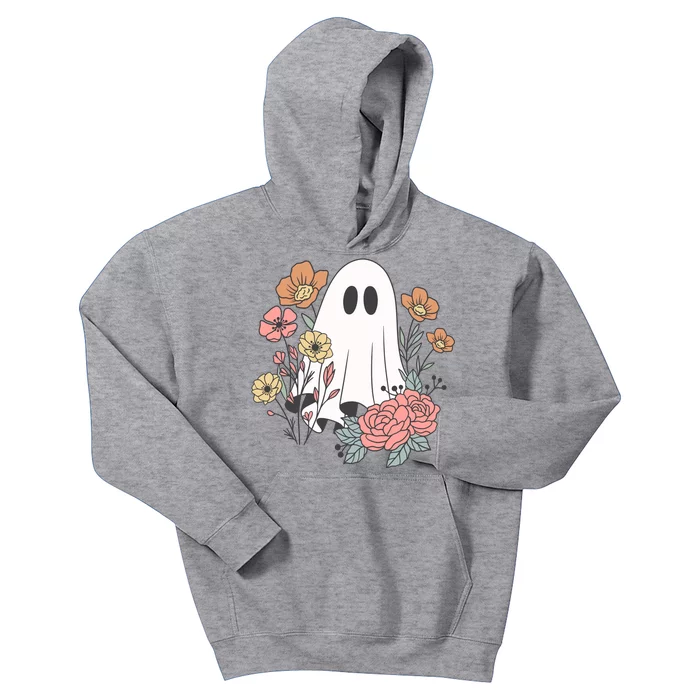 Ghost Floral Kids Hoodie