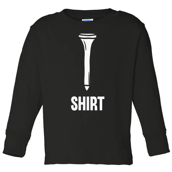 Golf Funny Golfing Gift for Father's Day Toddler Long Sleeve Shirt