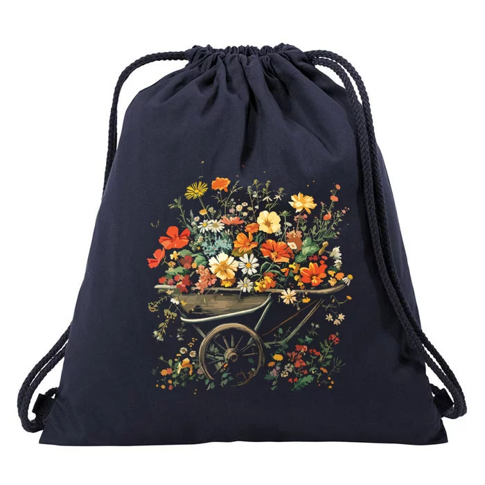 Gardening Funny Gardener Women Garden Lover Plant Drawstring Bag