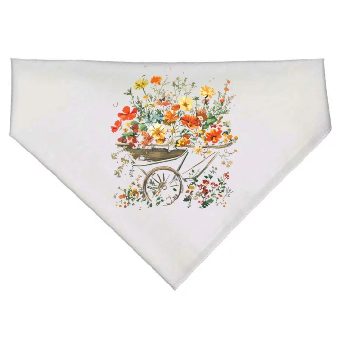 Gardening Funny Gardener Women Garden Lover Plant USA-Made Doggie Bandana