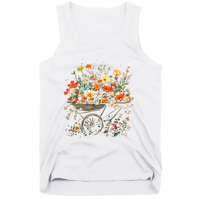 Gardening Funny Gardener Women Garden Lover Plant Tank Top