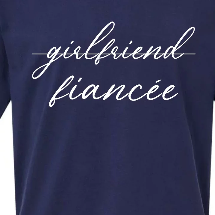 Girlfriend Fiance Sueded Cloud Jersey T-Shirt