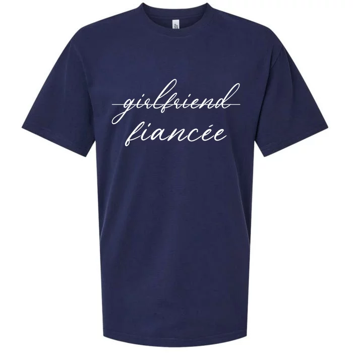 Girlfriend Fiance Sueded Cloud Jersey T-Shirt