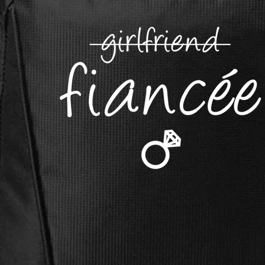 Girlfriend Fiancee Gift Fiance Engaget Party Gift City Backpack