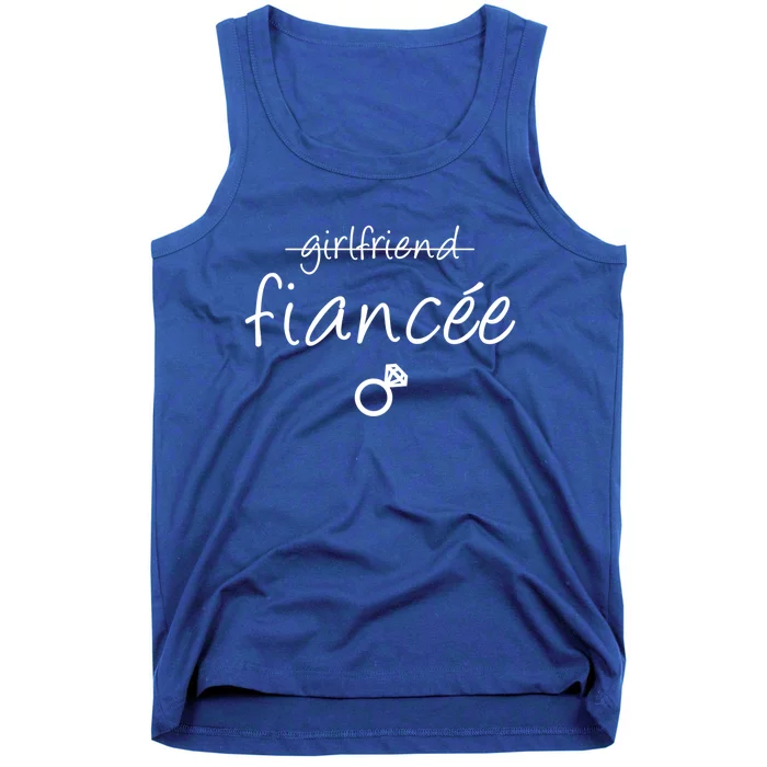 Girlfriend Fiancee Gift Fiance Engaget Party Gift Tank Top