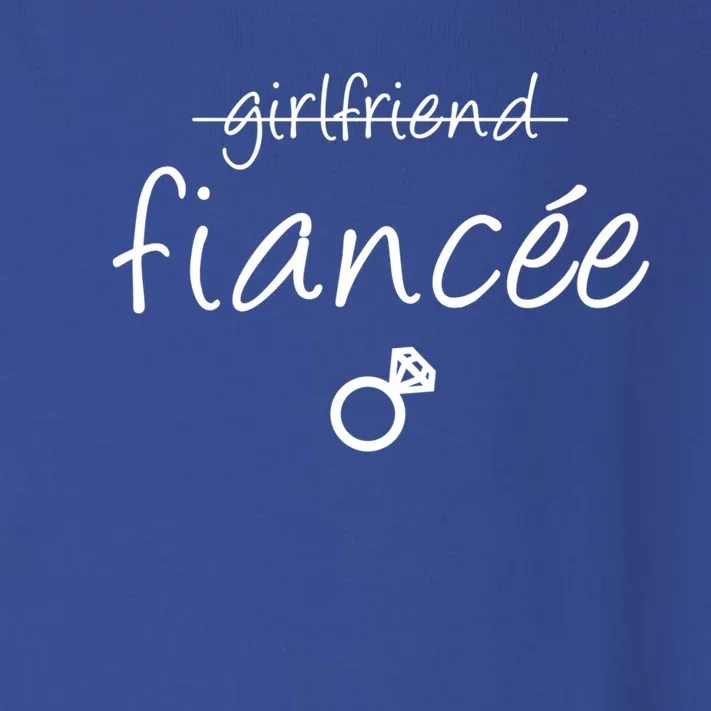 Girlfriend Fiancee Gift Fiance Engaget Party Gift Toddler Long Sleeve Shirt