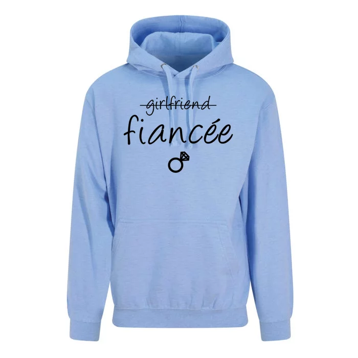 Girlfriend Fiancee Gift Fiance Engaget Party Gift Unisex Surf Hoodie