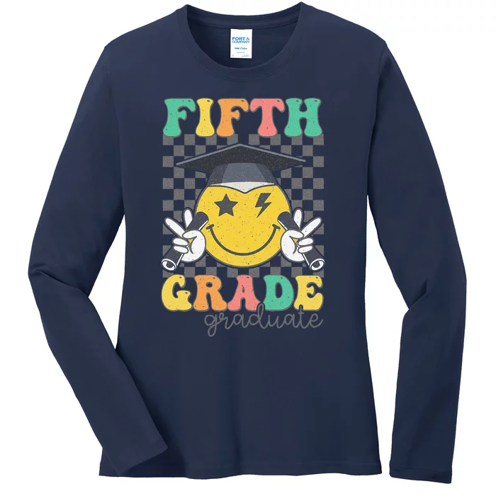 Goodbye Fifth Grade Hello Sixth Grade 6th Grade Graduation Ladies Long Sleeve Shirt