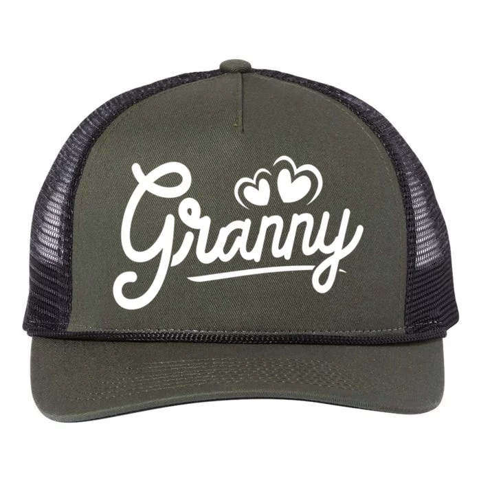 Granny Funny Gift From Grandchildren Cute Mothers Day Granny Gift Retro Rope Trucker Hat Cap