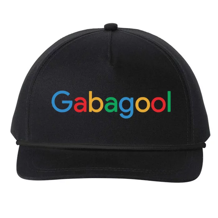 Gabagool Funny Gift Italian Humor Snapback Five-Panel Rope Hat