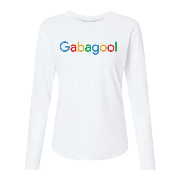 Gabagool Funny Gift Italian Humor Womens Cotton Relaxed Long Sleeve T-Shirt