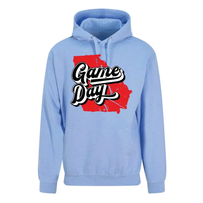 Georgia Football Game Day Vintage Unisex Surf Hoodie