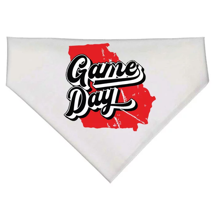 Georgia Football Game Day Vintage USA-Made Doggie Bandana