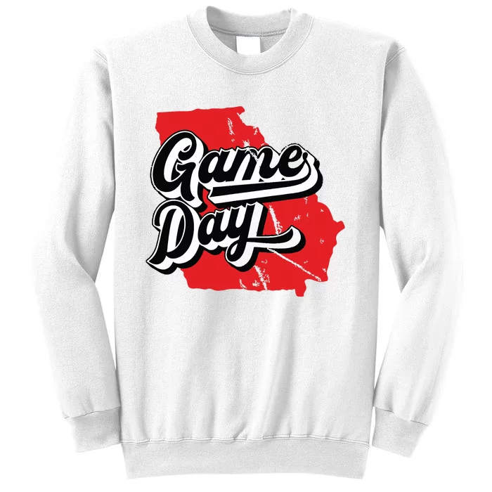 Georgia Football Game Day Vintage Sweatshirt