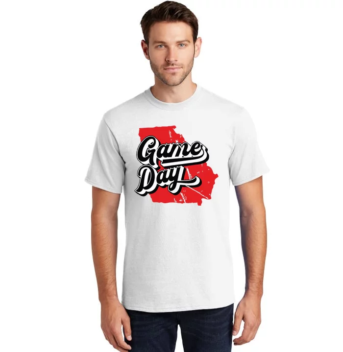 Georgia Football Game Day Vintage Tall T-Shirt