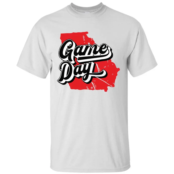 Georgia Football Game Day Vintage Tall T-Shirt