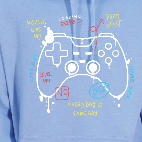 Gamer Funny Gaming Remote Everyday Is Game Day Unisex Surf Hoodie