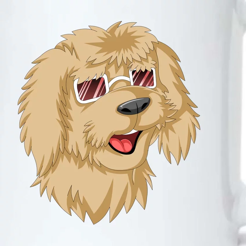 Goldendoodle Face Black Color Changing Mug