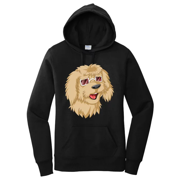 Goldendoodle Face Women's Pullover Hoodie