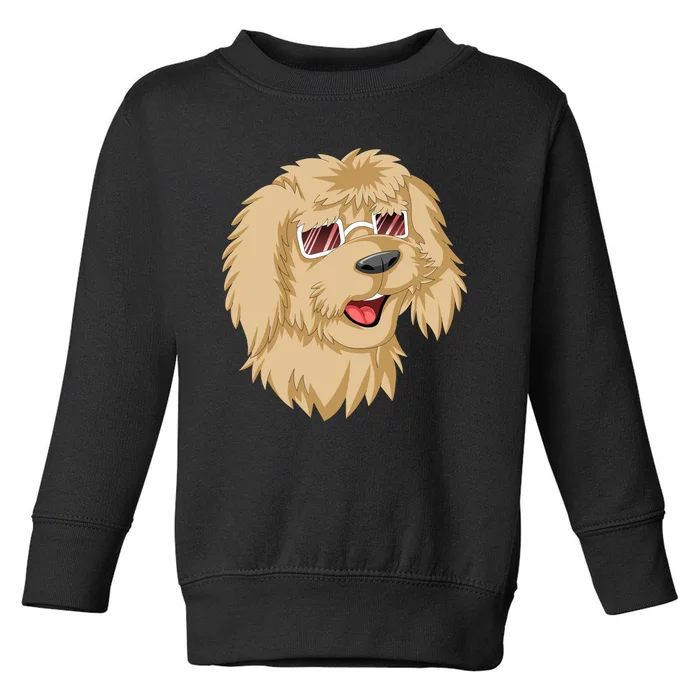 Goldendoodle Face Toddler Sweatshirt