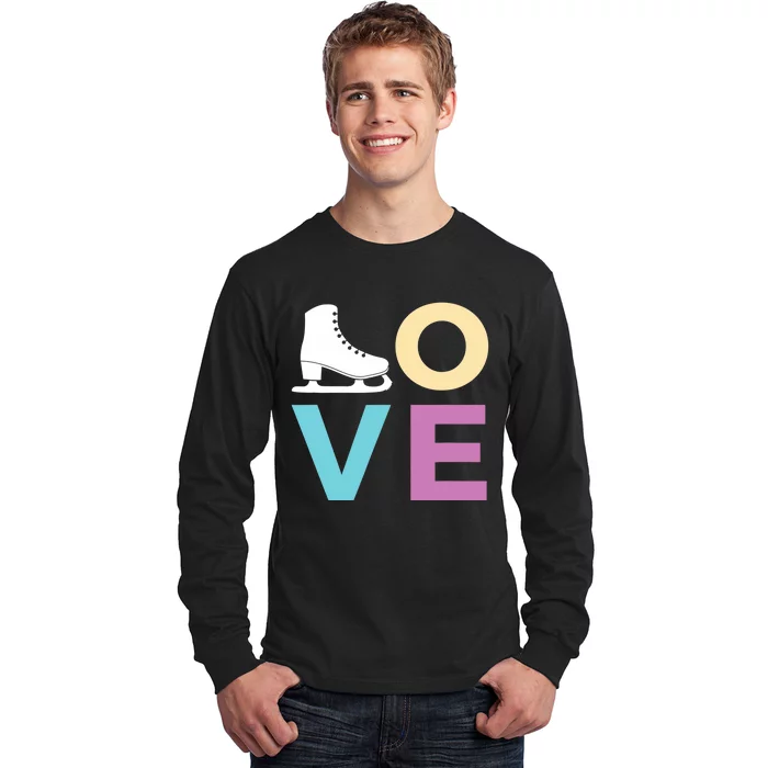 Gift For Girls Wo LOVE Ice Skate Long Sleeve Shirt