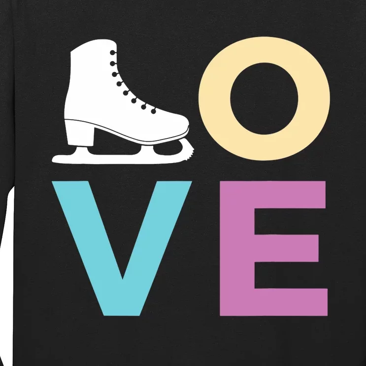 Gift For Girls Wo LOVE Ice Skate Long Sleeve Shirt