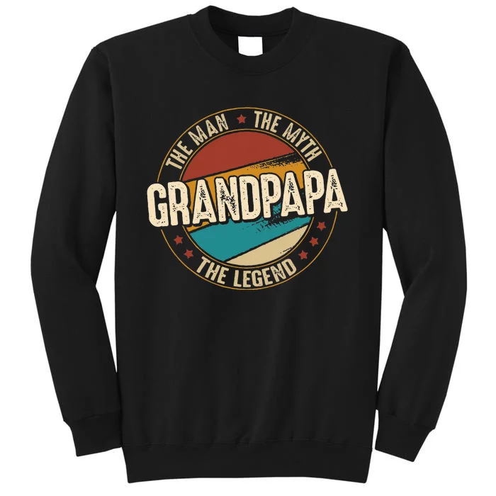 Grandpapa From Grandchildren Grandpapa Myth Legend Sweatshirt