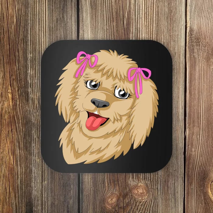 Goldendoodle Face Coaster