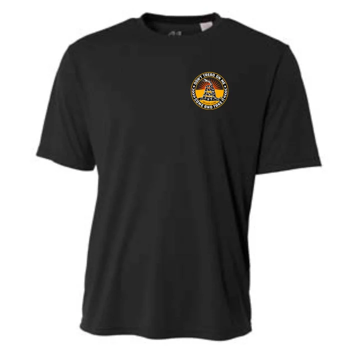 Gadsden Flag Front & Back Cooling Performance Crew T-Shirt