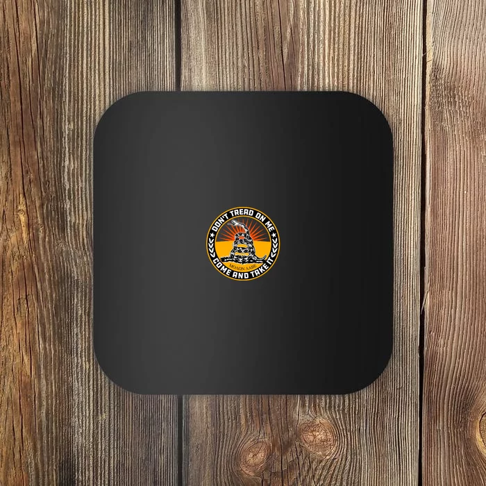 Gadsden Flag Front & Back Coaster