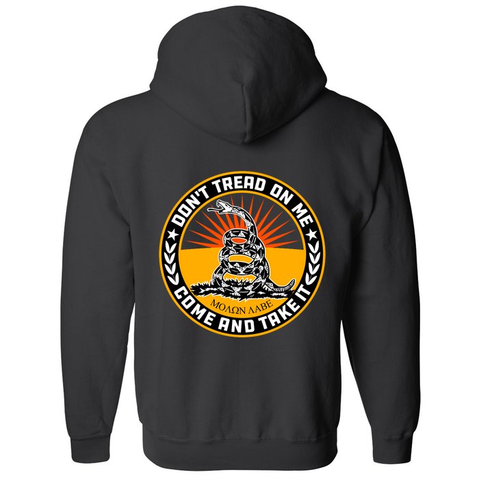  Gadsden Flag Full Zip Hoodie