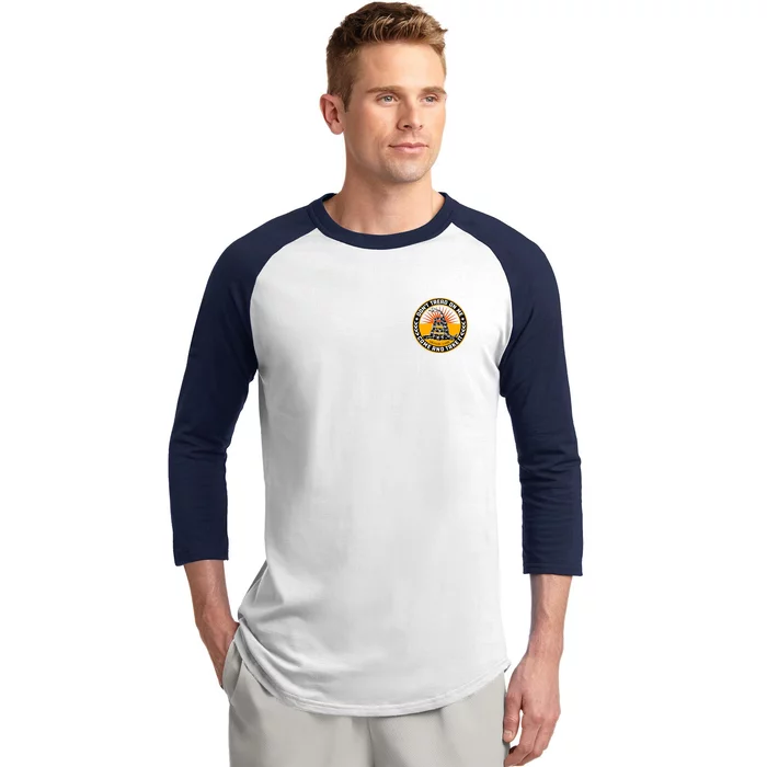 Gadsden Flag Front & Back Baseball Sleeve Shirt